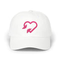 Gym Crush Dad Hat — White